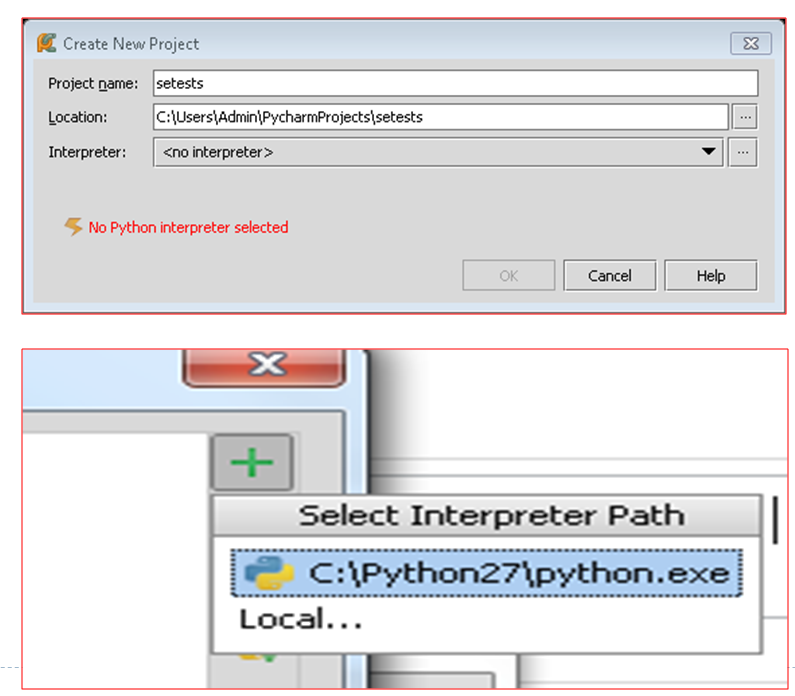 Python Interpreter Setup